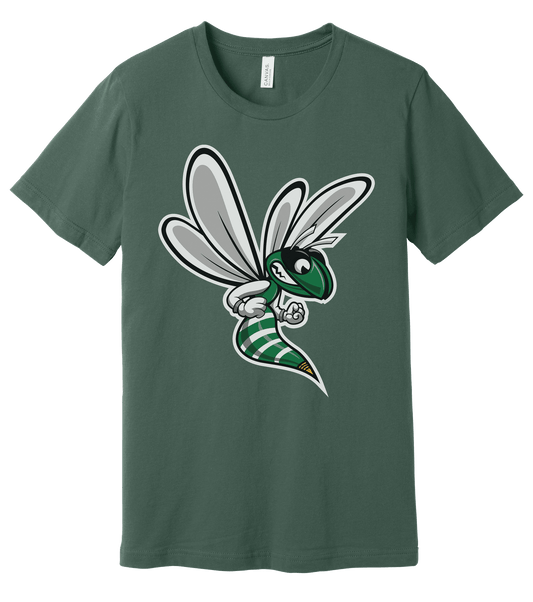Williamston Hornet Mascot - Bella Canvas - Heat Transferred - Adult Premium T-Shirt