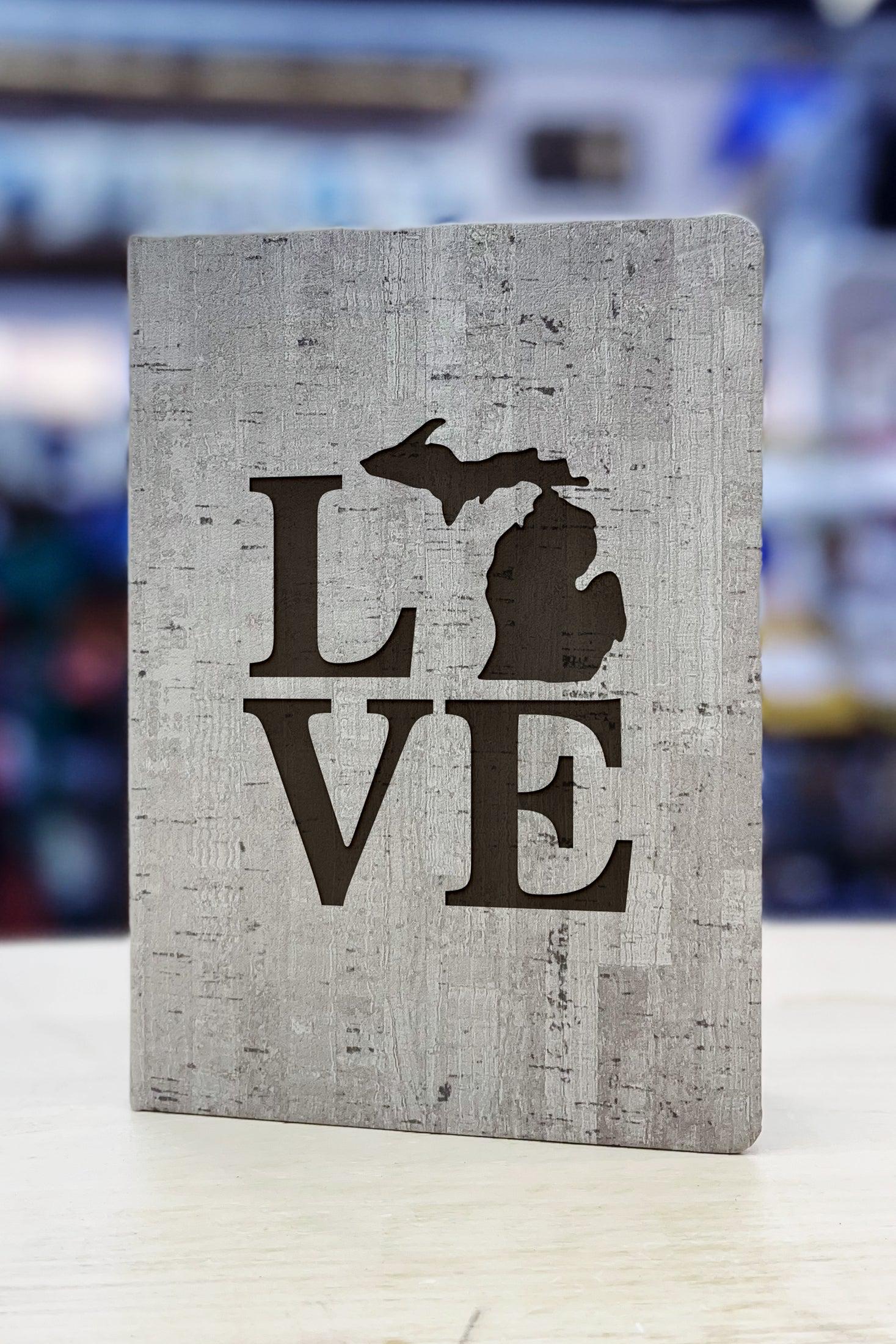 "Love" (Squared) - Michigan Leather Journal