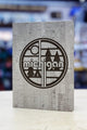 "Michigan" Retro Camping - Badge - Leather Journal