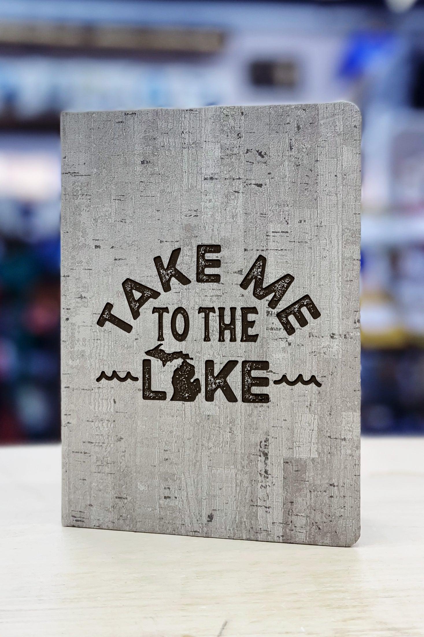 "Take Me To The Lake" Distressed - Michigan Leather Journal