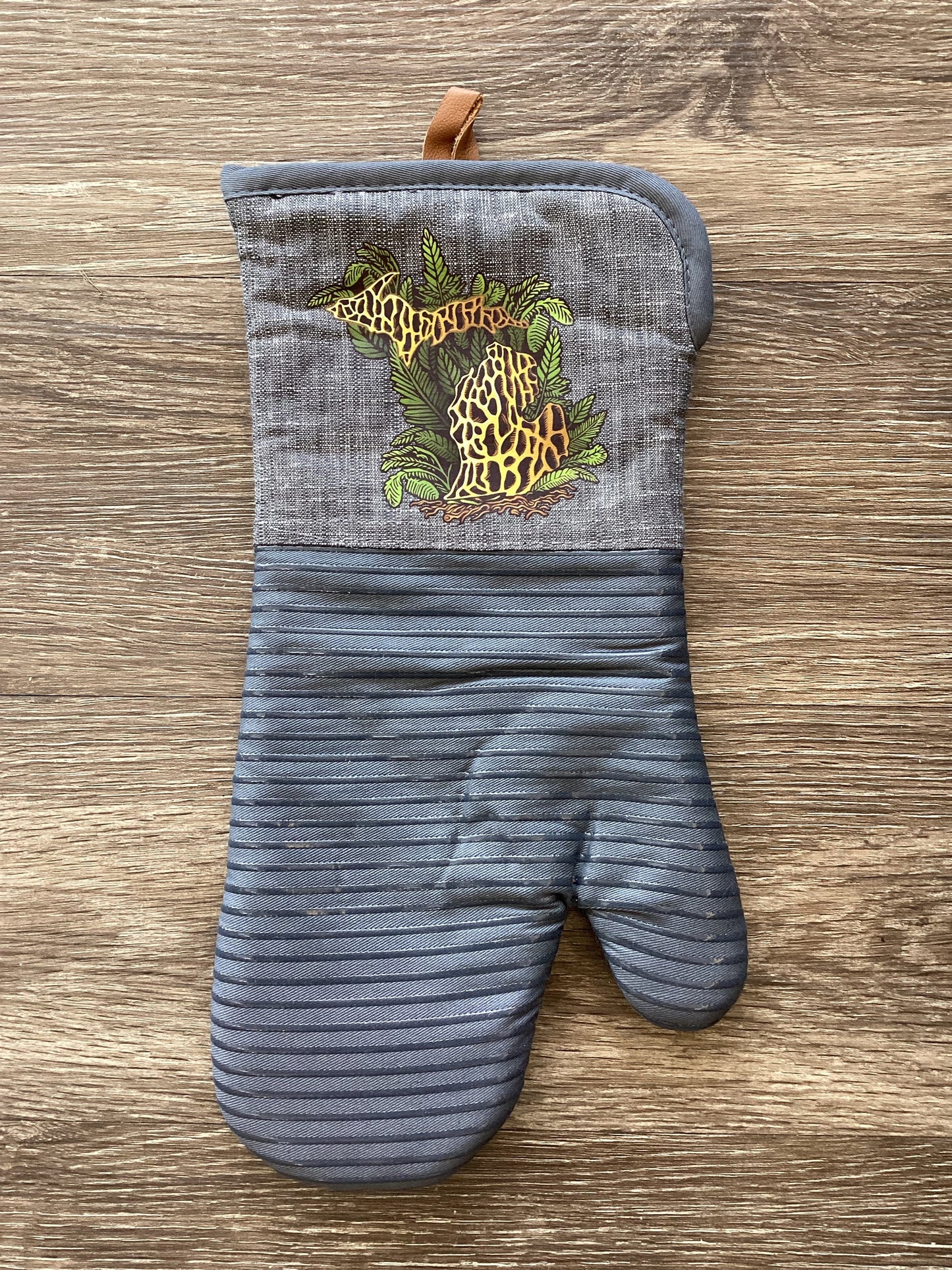 Morel Mushroom - Michigan - Large Oven Mitt