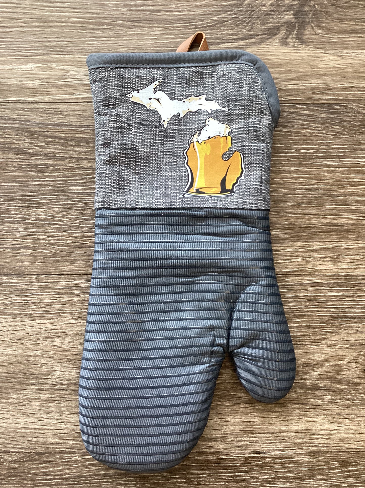 Beer - Michigan - Large Oven Mitt