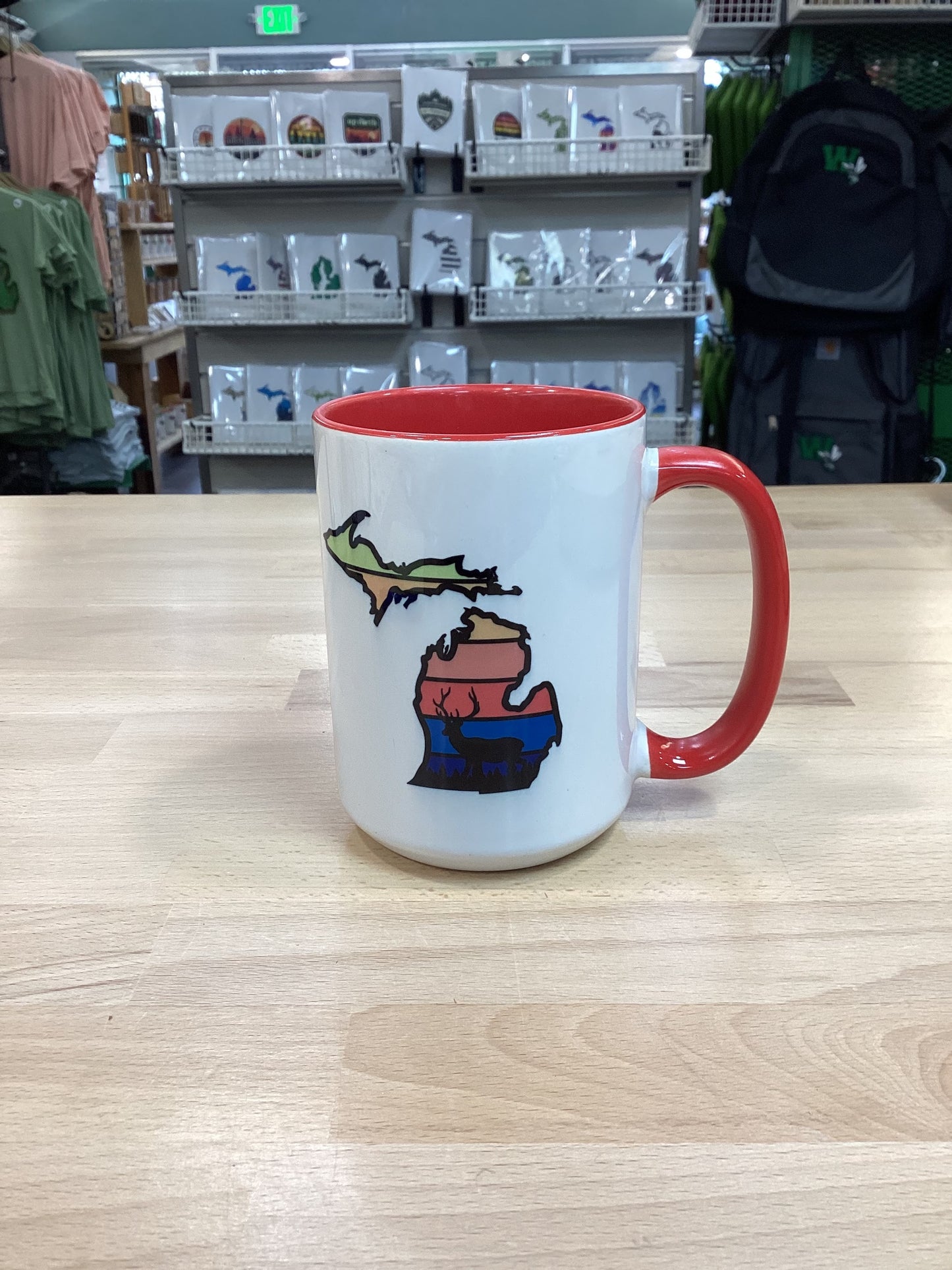 Animal Sunrise - Deer - Michigan - Mug