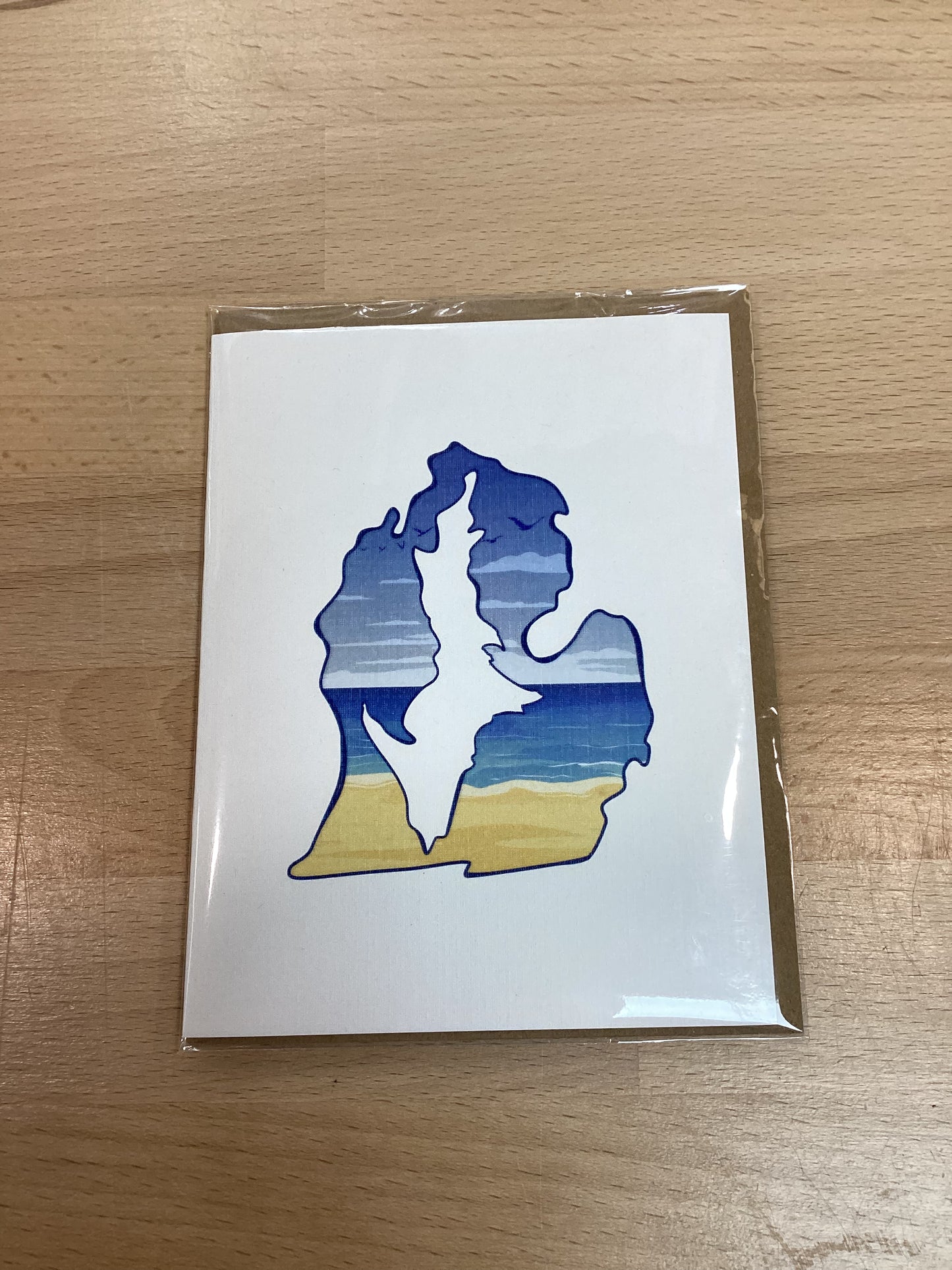 Beach - UP inside - Michigan - Greeting Card