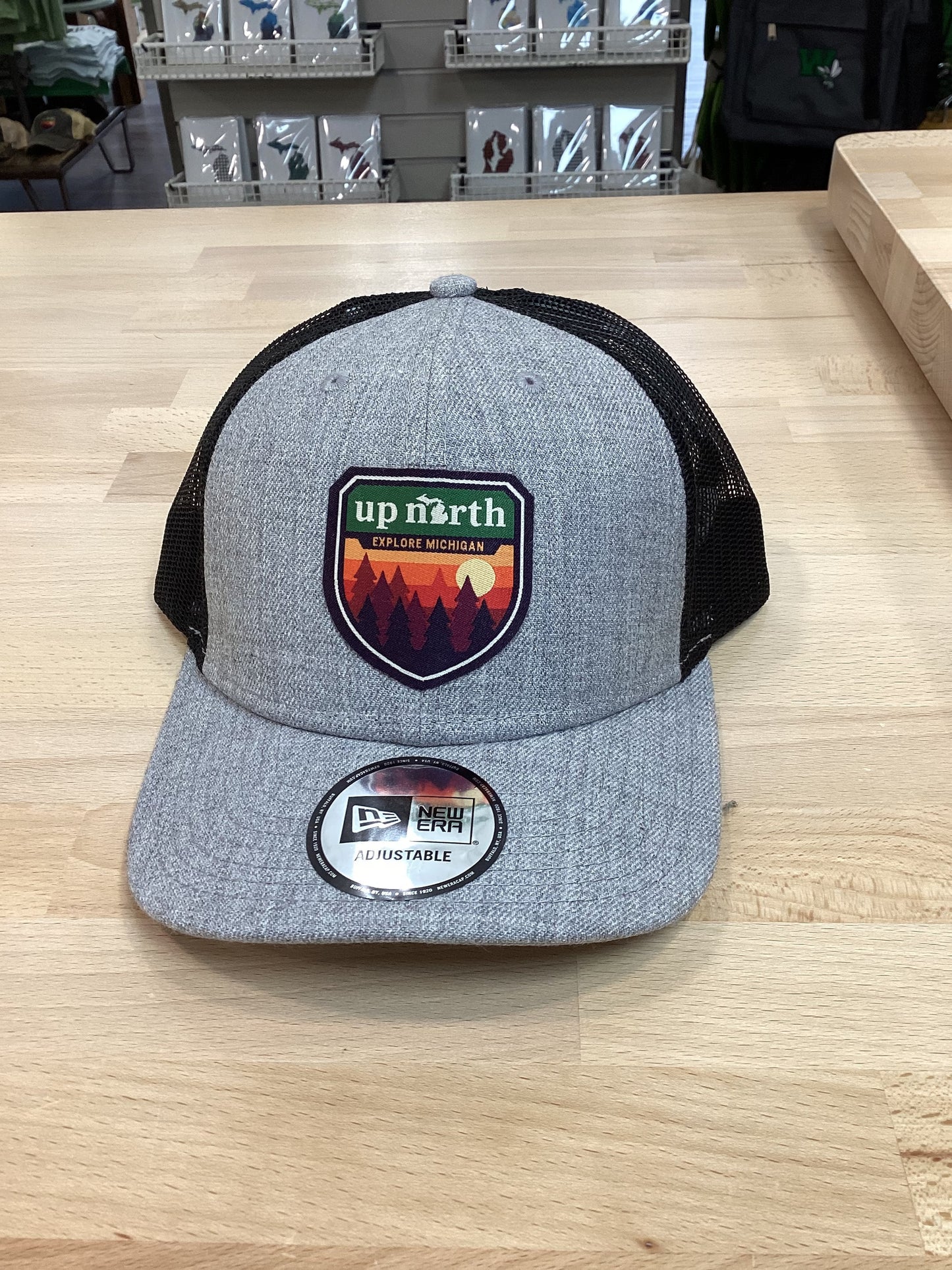 Up North Explore Michigan - Michigan - Woven Patch Hat