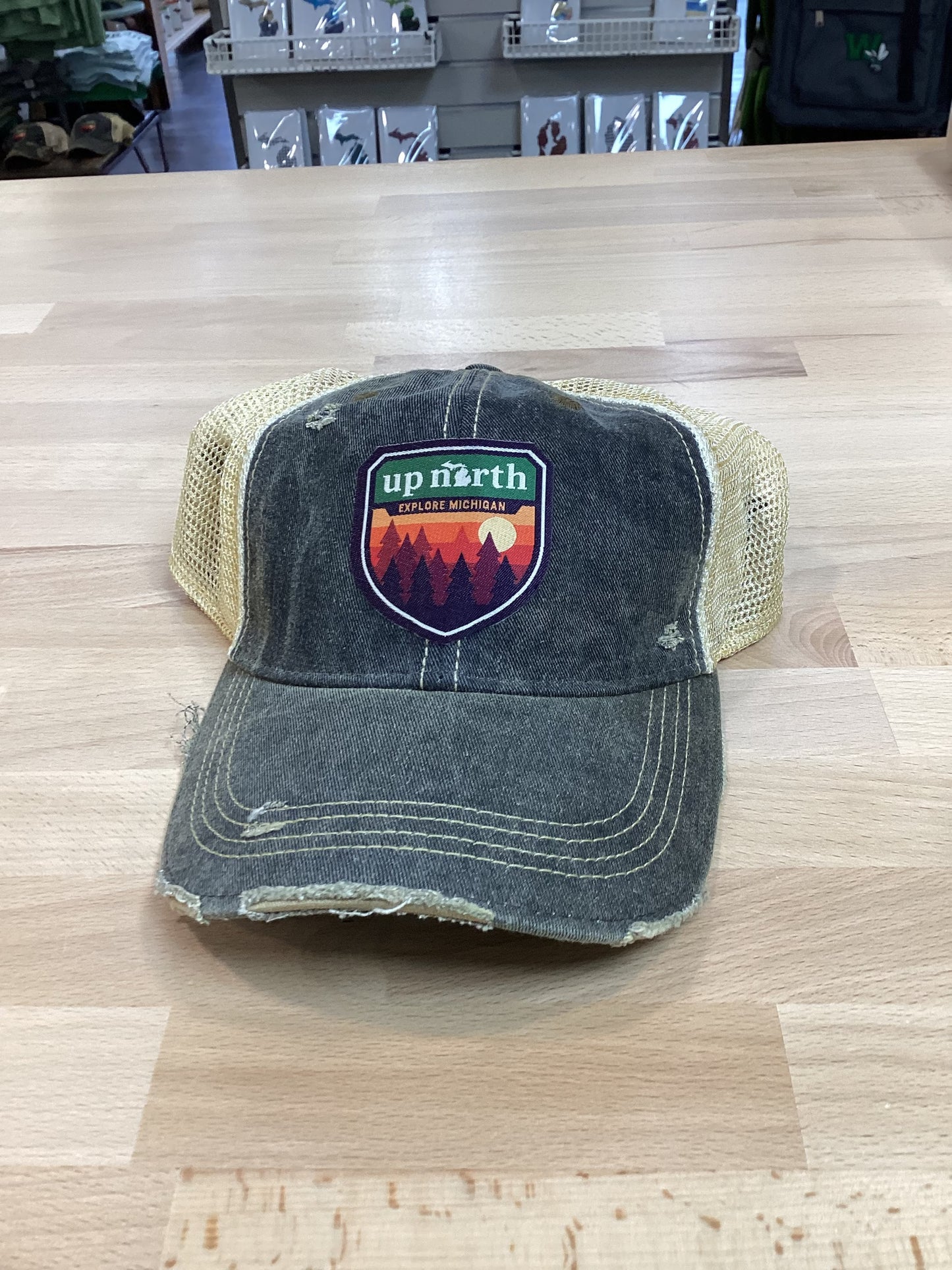 Up North Explore Michigan - Michigan - Patch - Hat