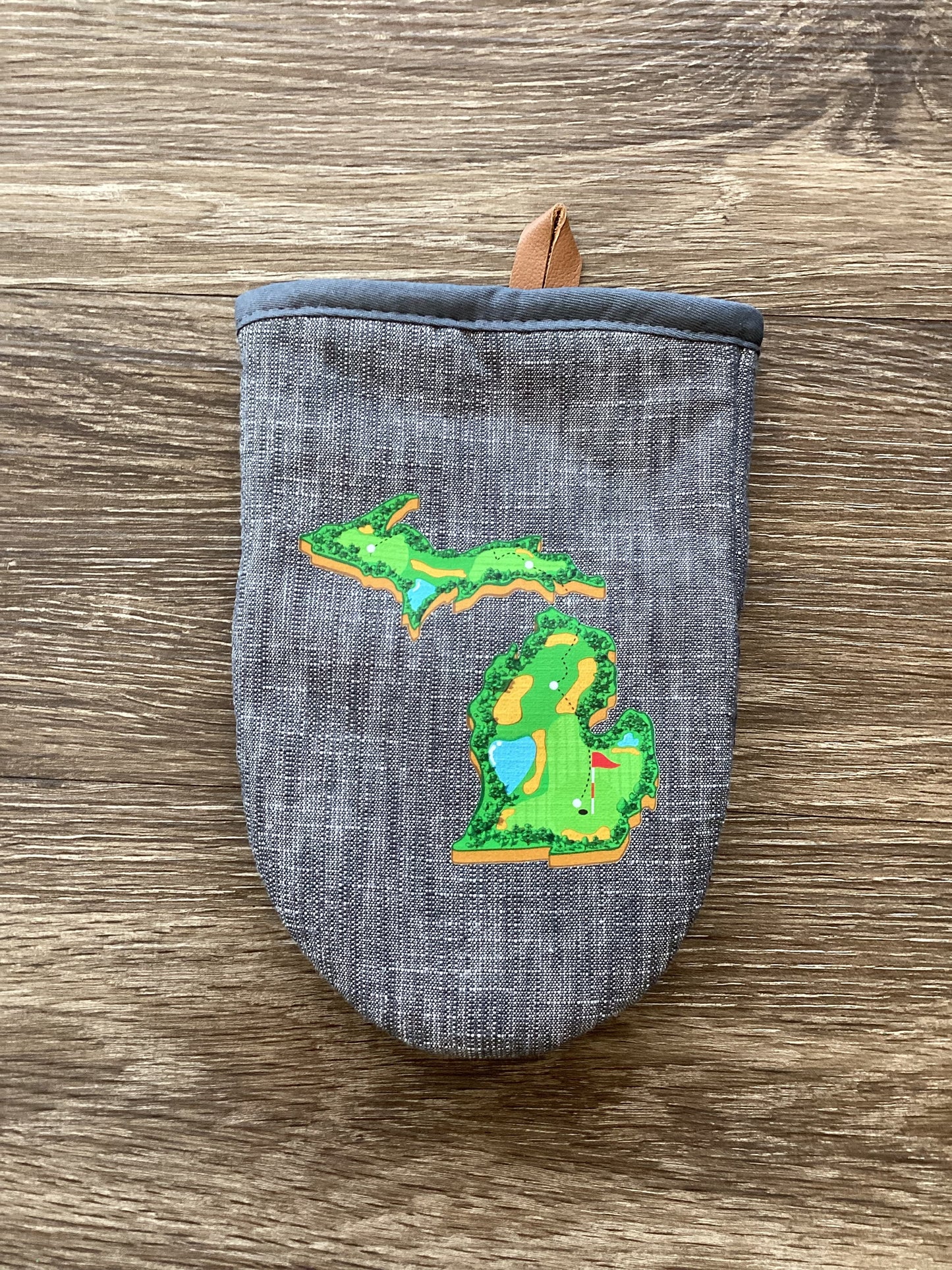 Golf- Michigan - Short Oven Mitt