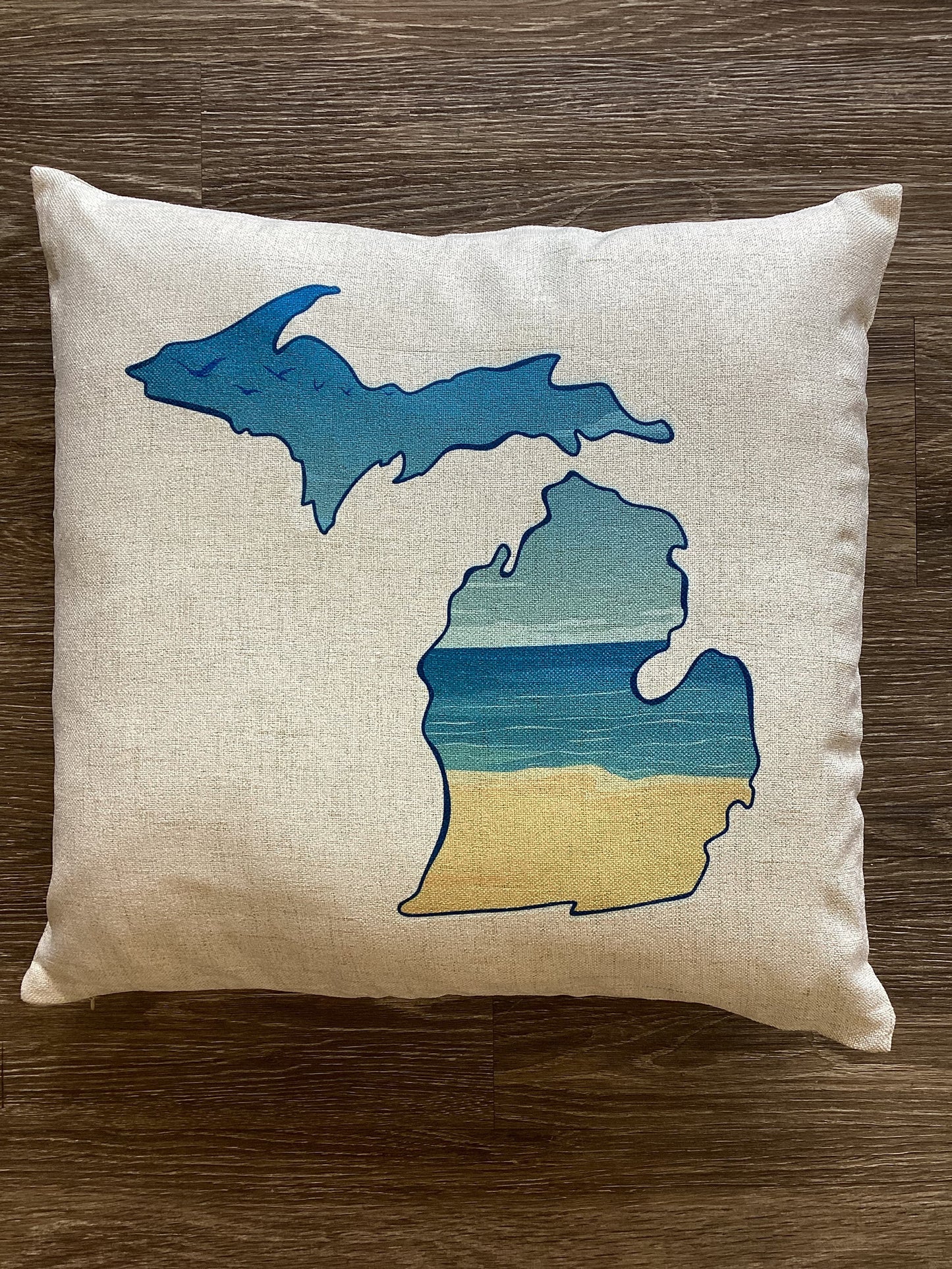 Beach - Michigan - Pillow
