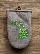 Christmas Tree - Snowy - Michigan - Short Oven Mitt