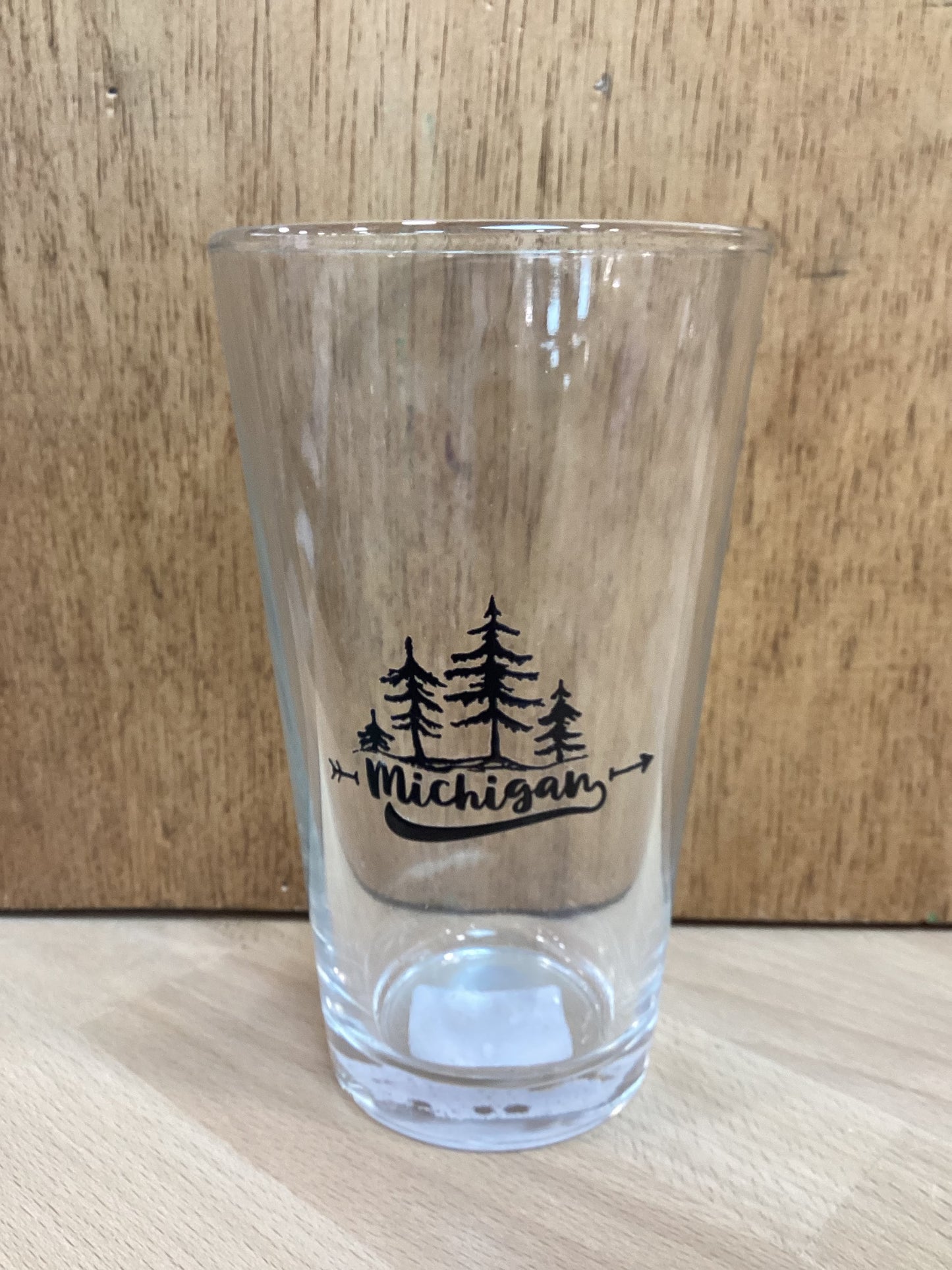 'Michigan' Forest - 16oz Pint Glass