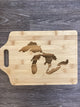 Great Lakes - Wooden Engraved - Cutting Board (15" x 10.25")