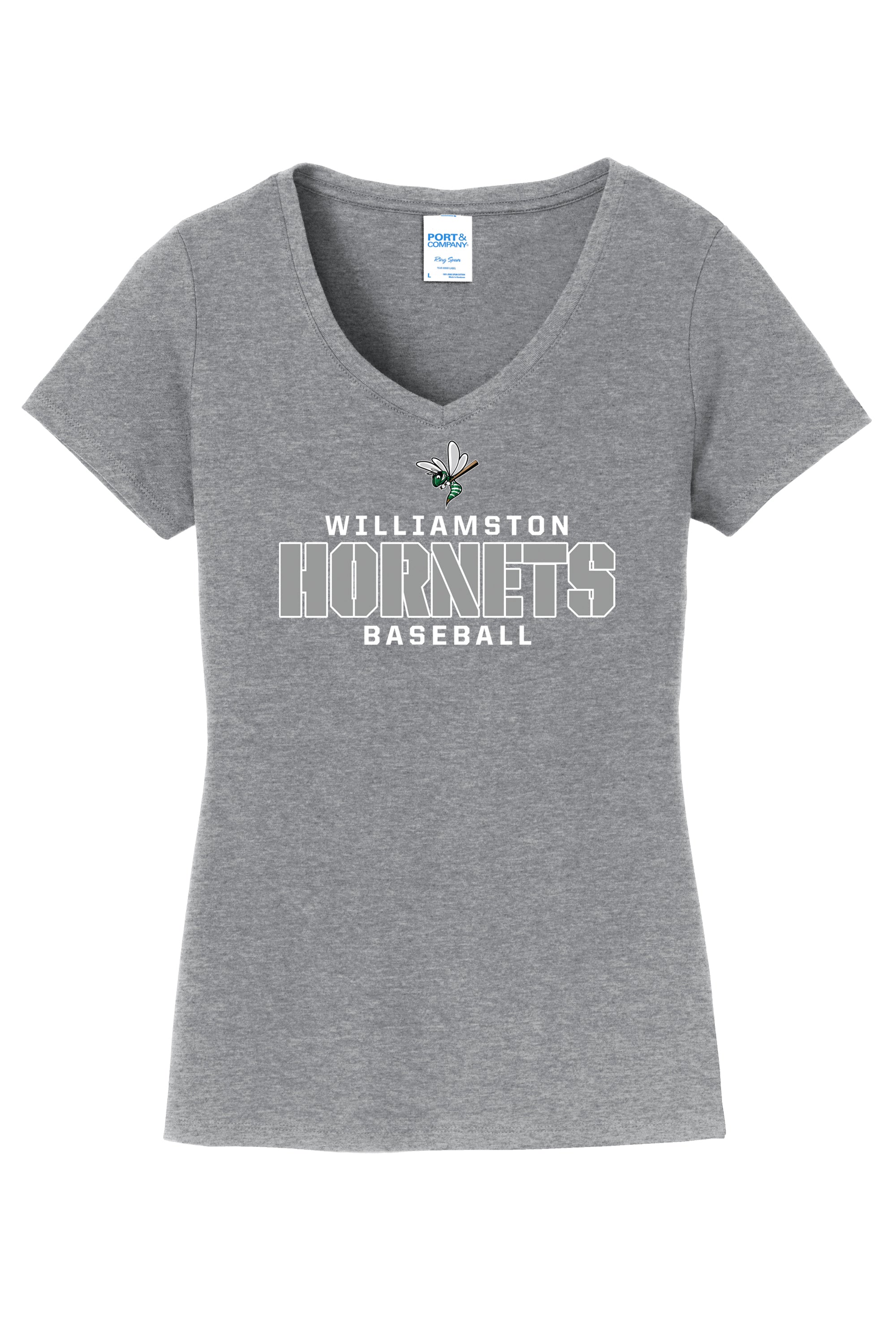 Williamston Baseball - Ladies V-neck Tee