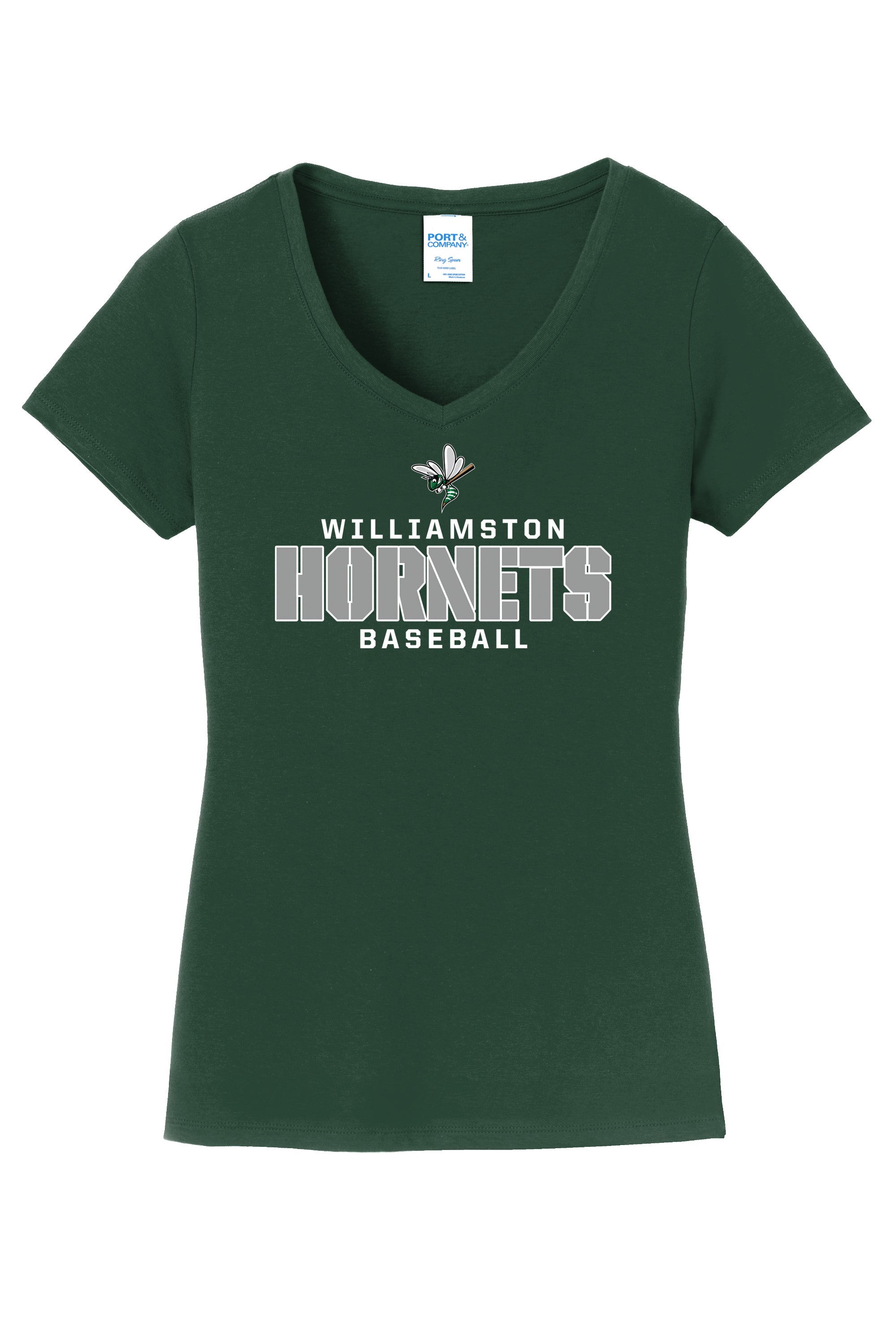 Williamston Baseball - Ladies V-neck Tee