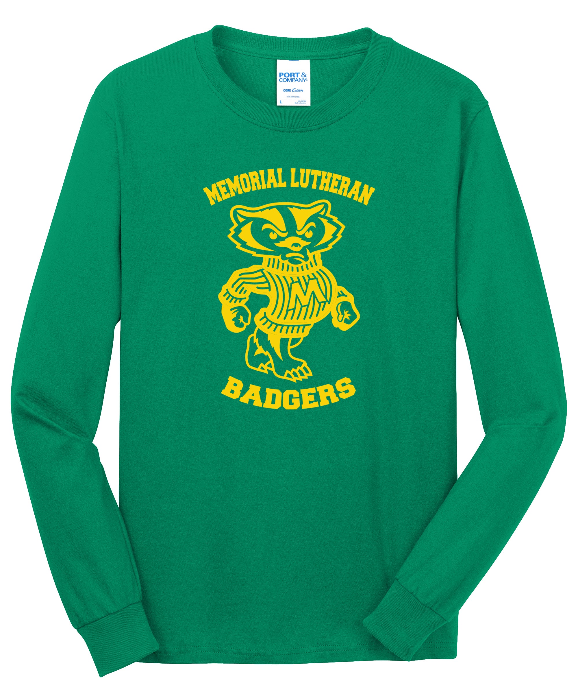 Memorial Lutheran Badgers - Long Sleeve Tee