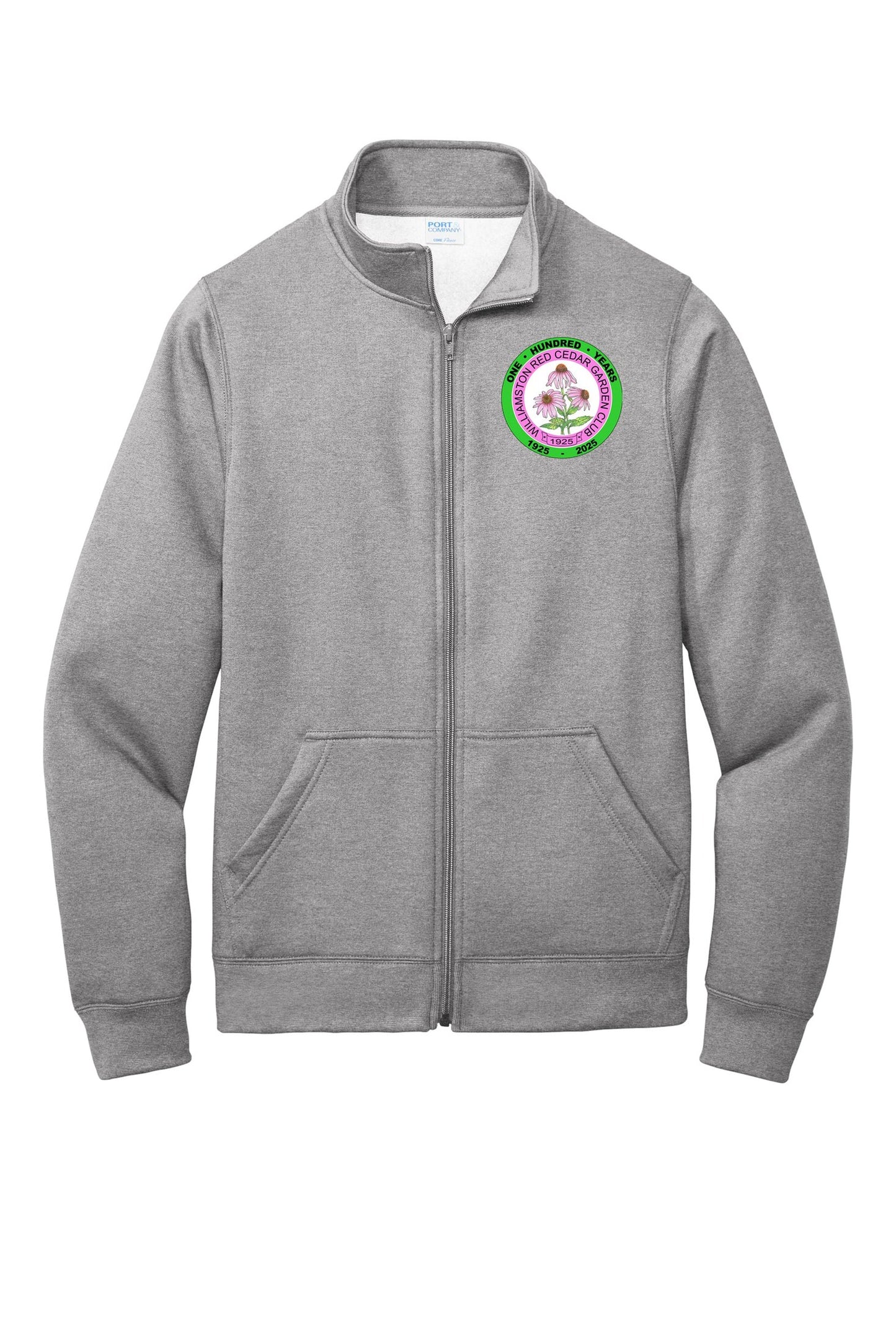 Williamston Garden Club - 100 Year Anniversary Zip Up Sweatshirt