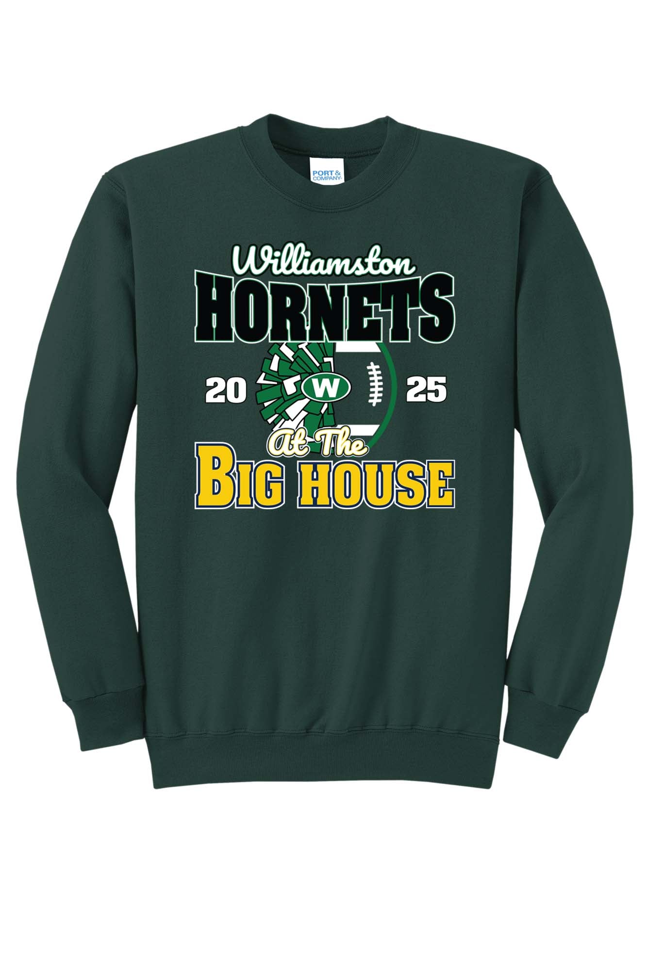 Williamston Hornets - Cheer - At the Big House - Sweatshirt