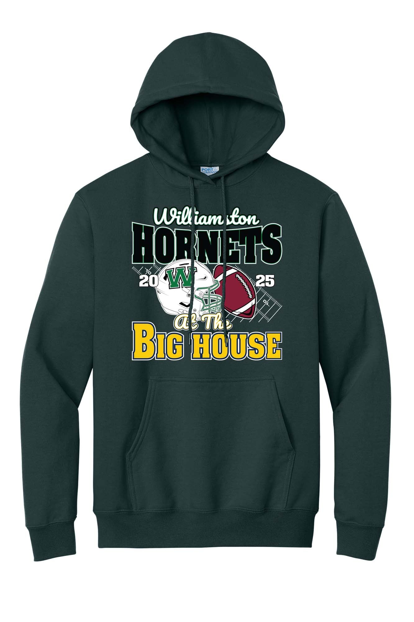 Williamston Hornets - Football - At the Big House - Hoodie