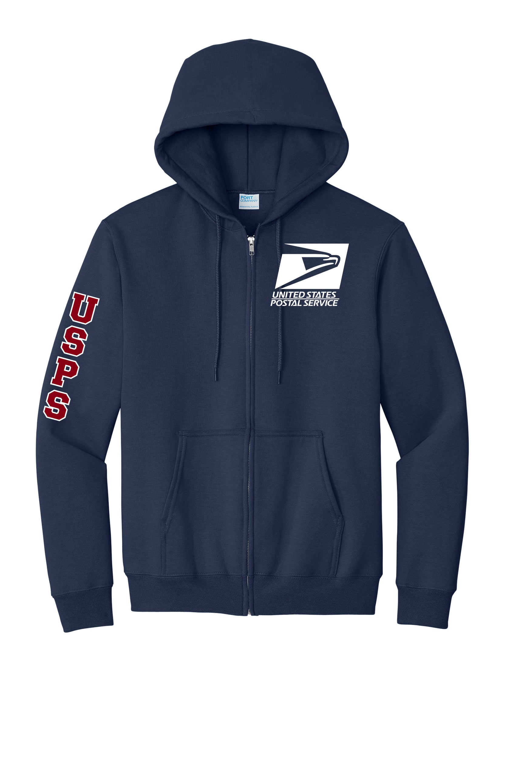 Michigan USPS - Adult Zip Up Hoodie