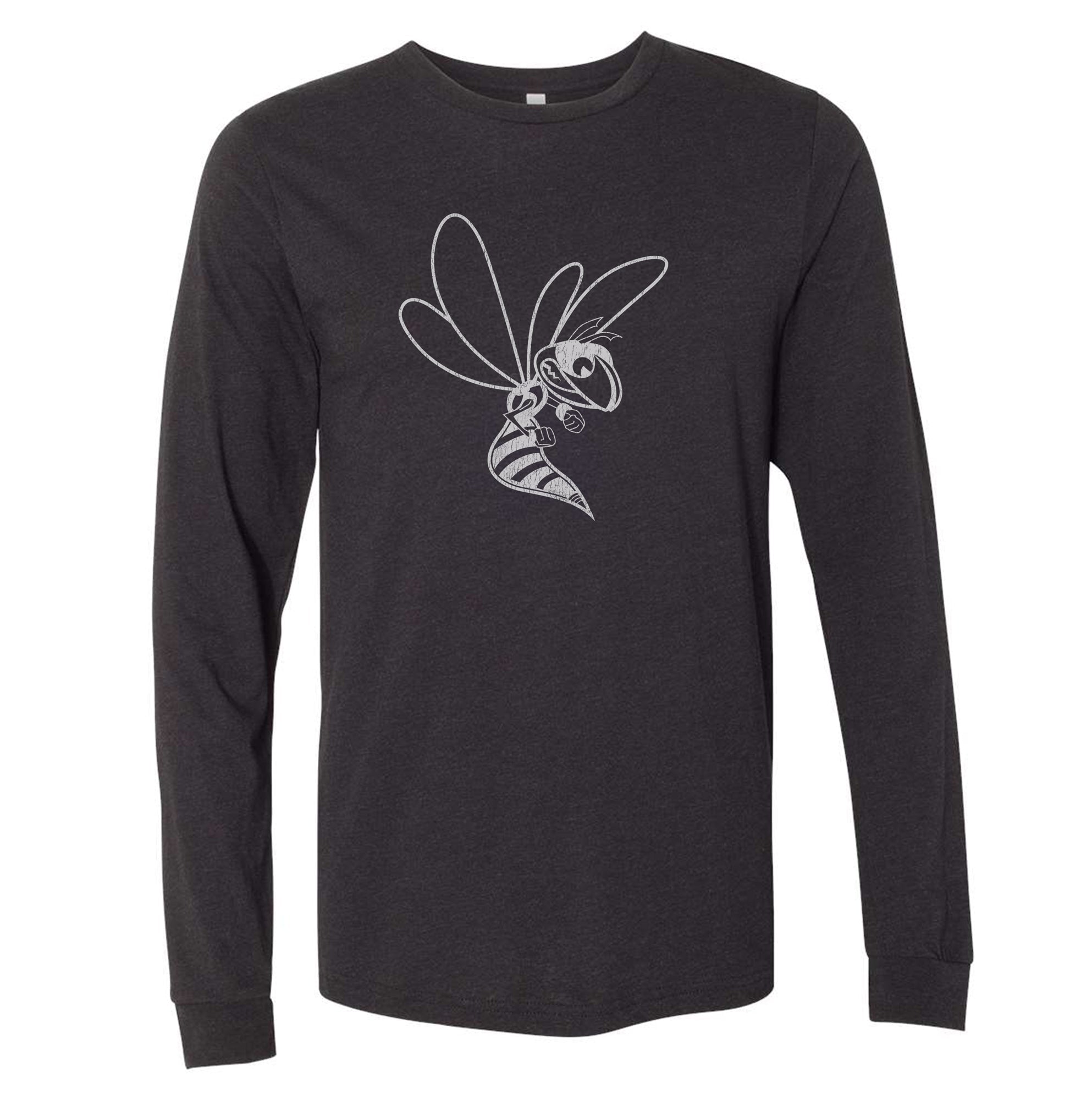 Hornet Outline - Vintage - Blended Toddler Long Sleeve