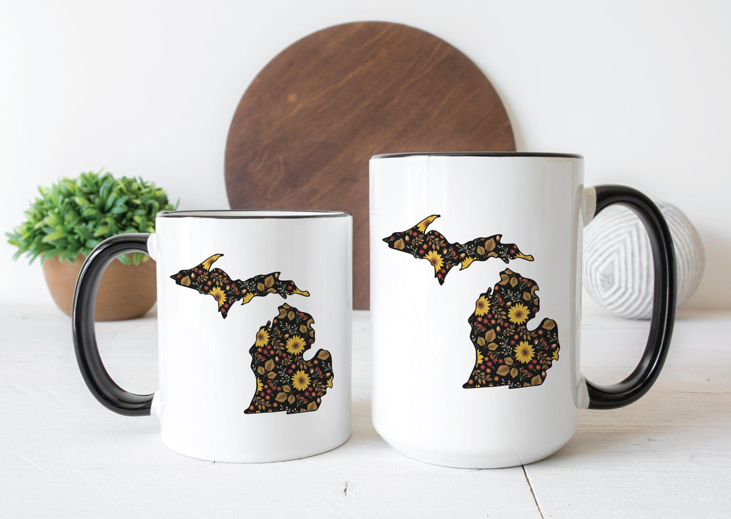 Sunflower - Michigan - Mug