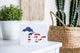 Great Lakes American Flag Greeting Card