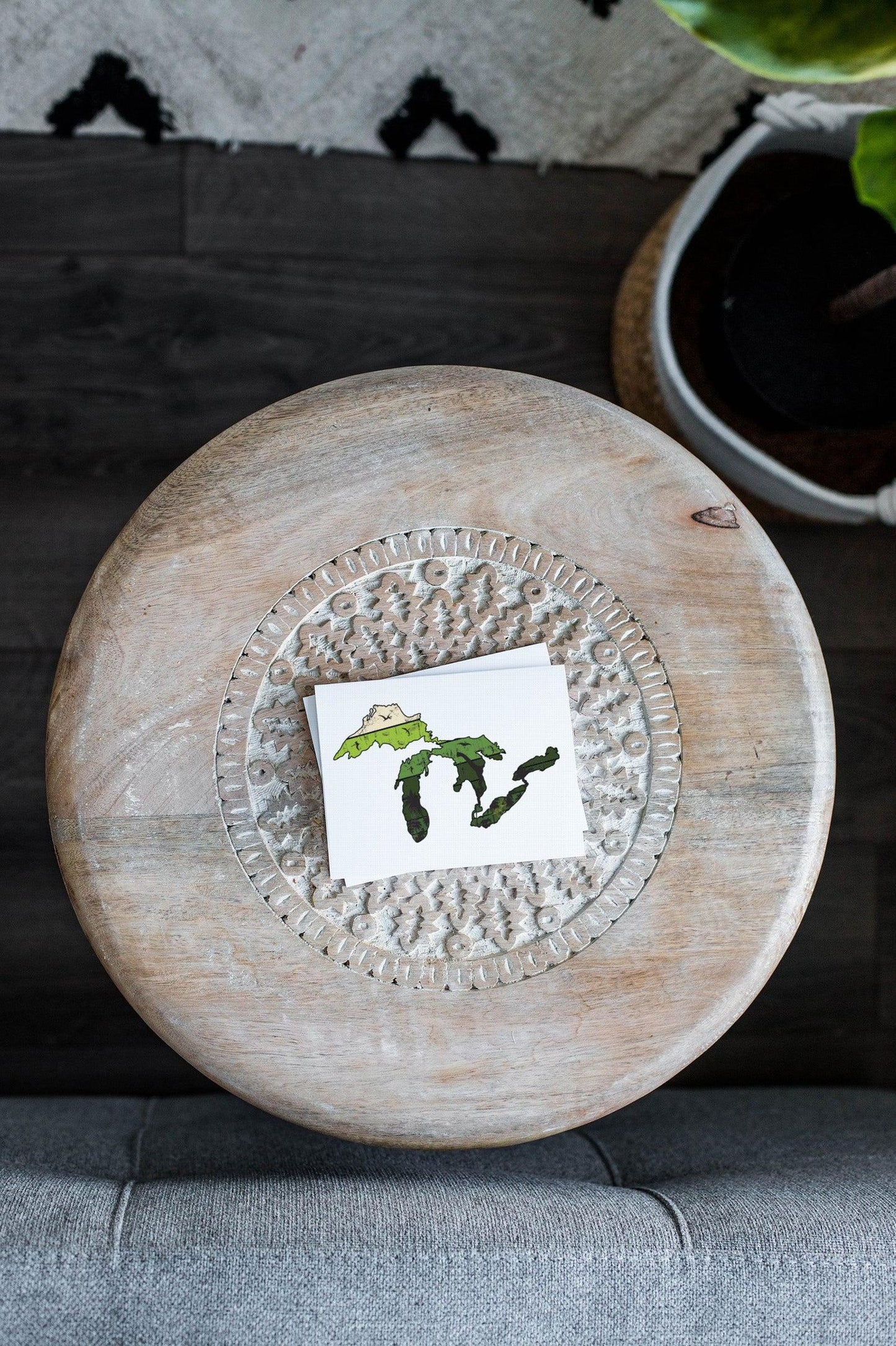 Great Lakes Dino Greeting Card