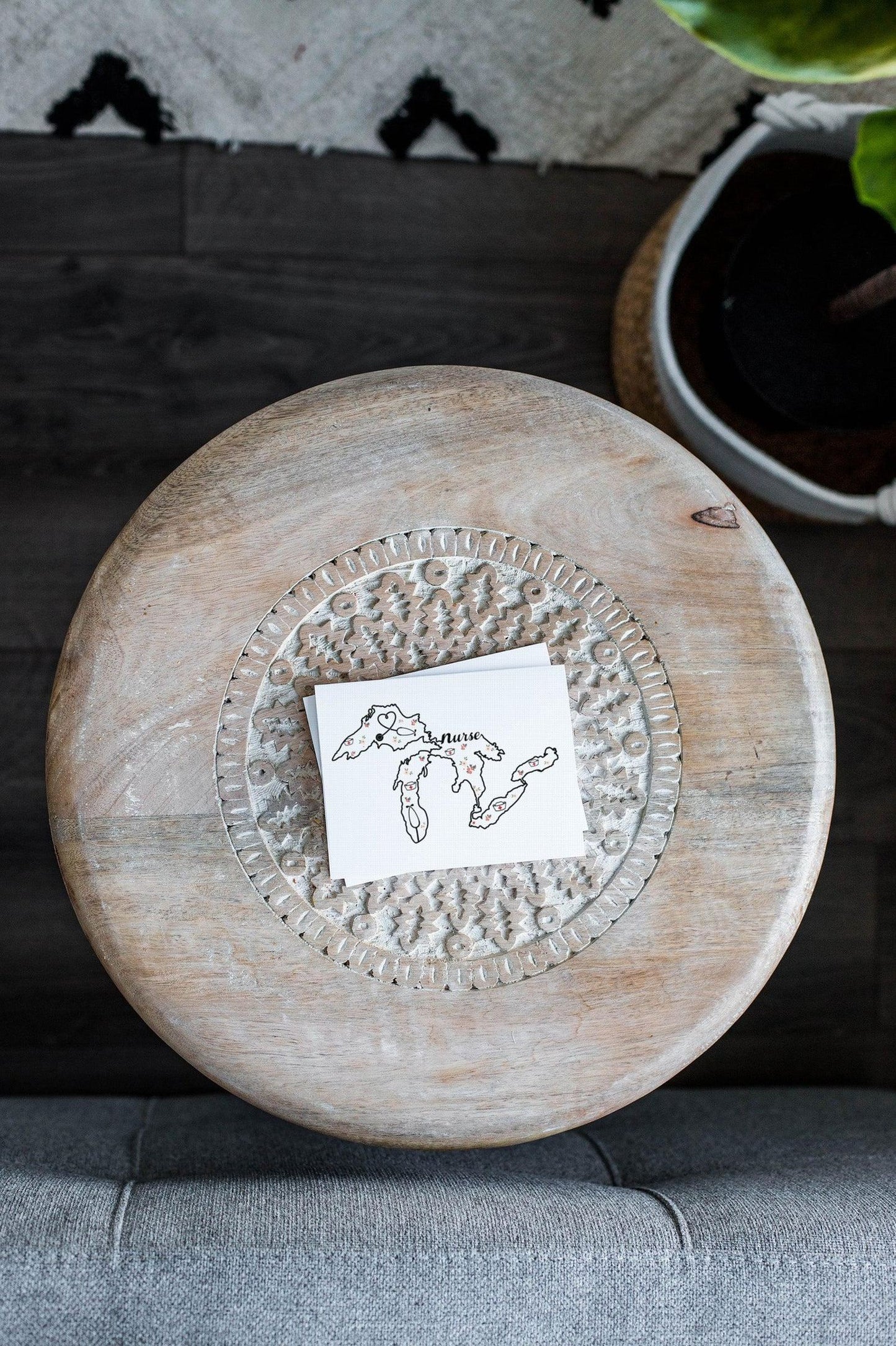 Great Lakes Nurse Greeting Card