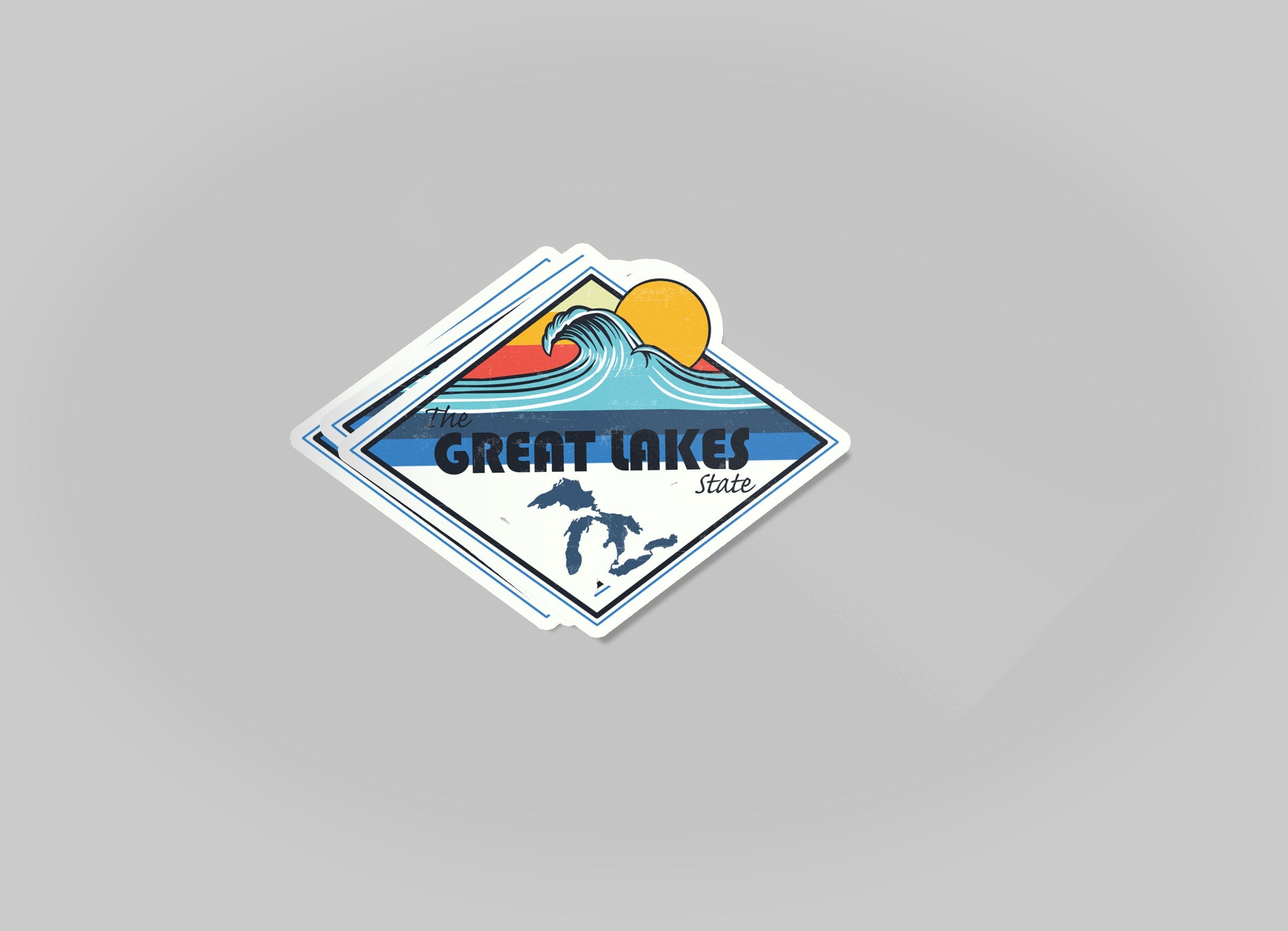 Great Lakes State Sticker (2"X1")