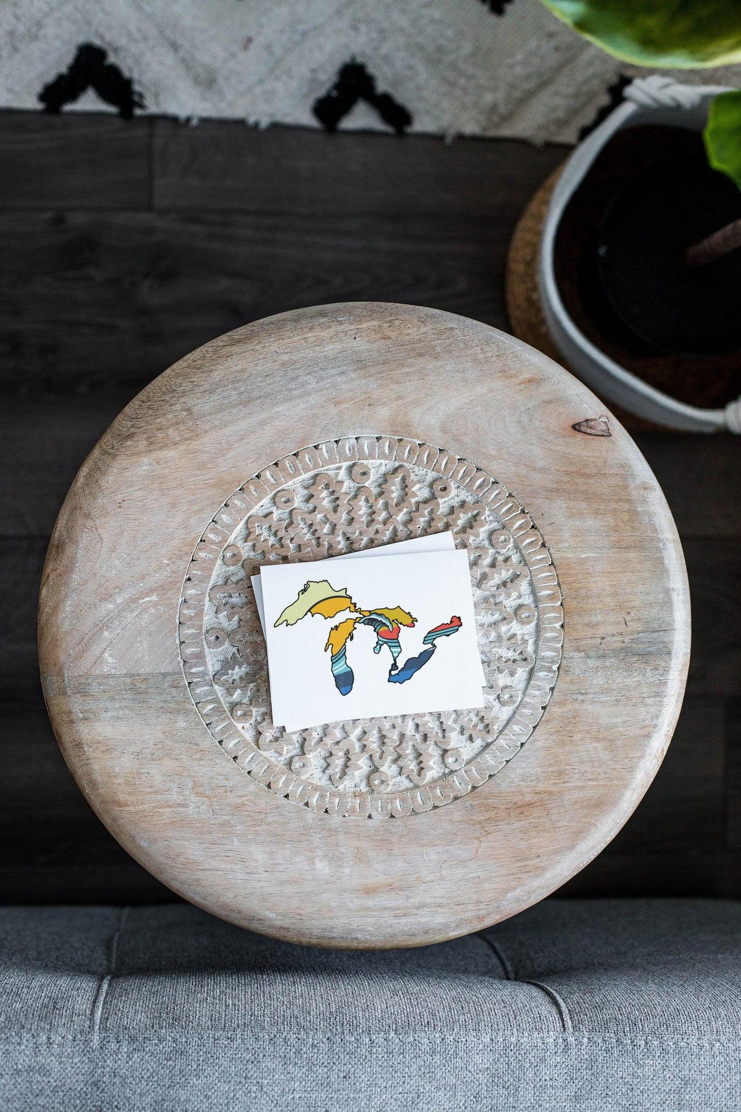 Great Lakes Wave Greeting Card