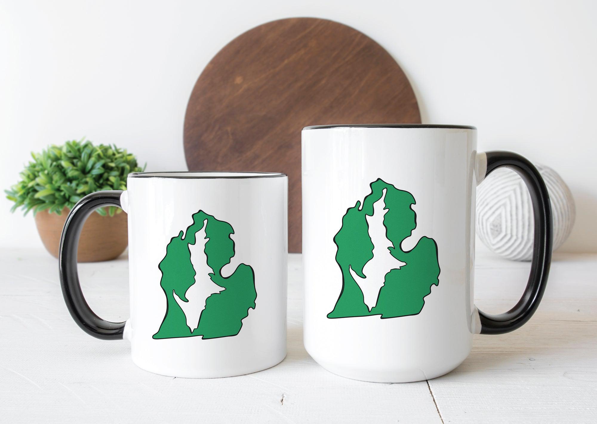 Green Up Inside Lp Michigan Mug