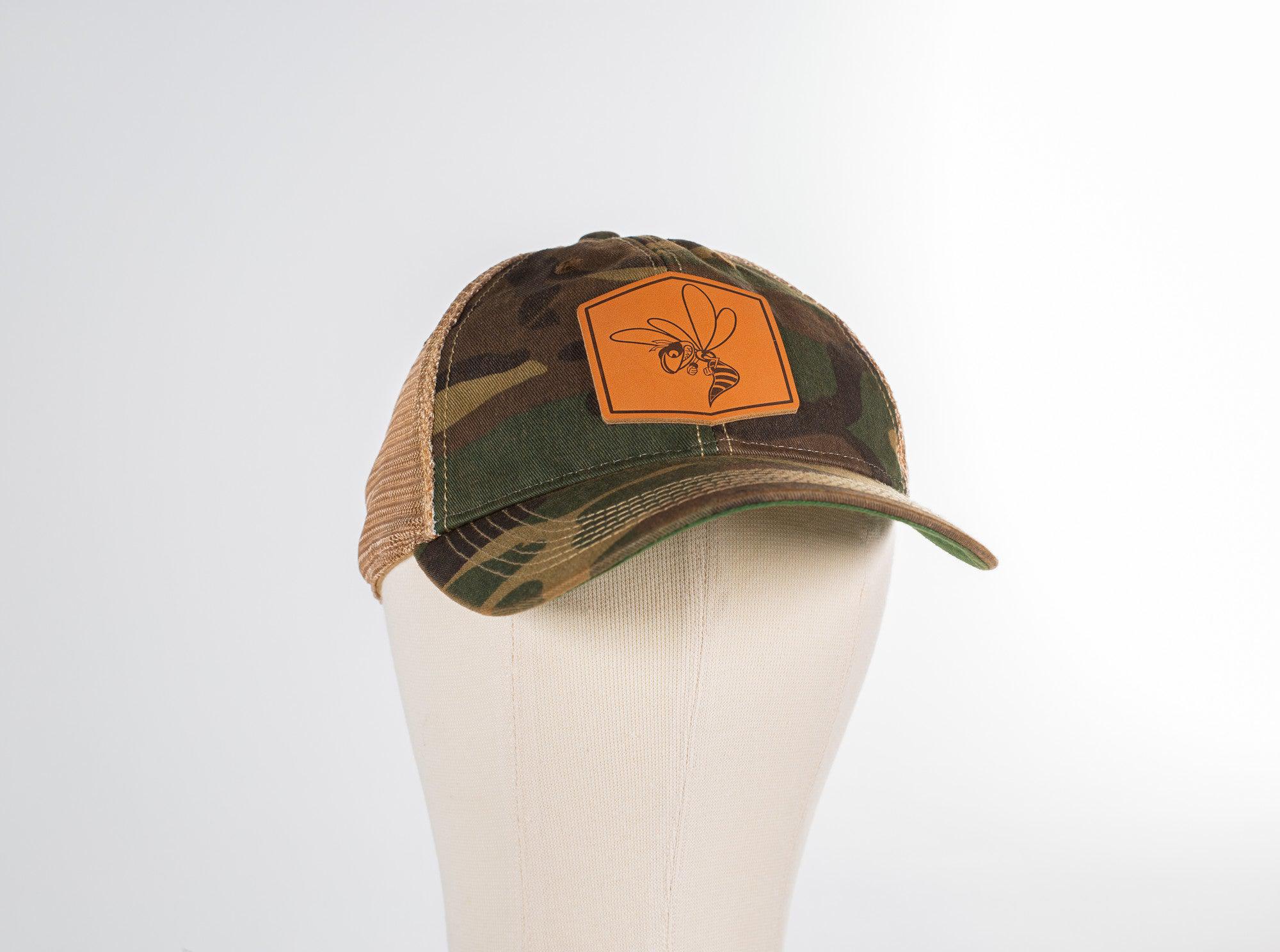 Hornet Leather Patch Hat