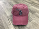 Black Floral - Michigan - Maroon - Pressed Hat