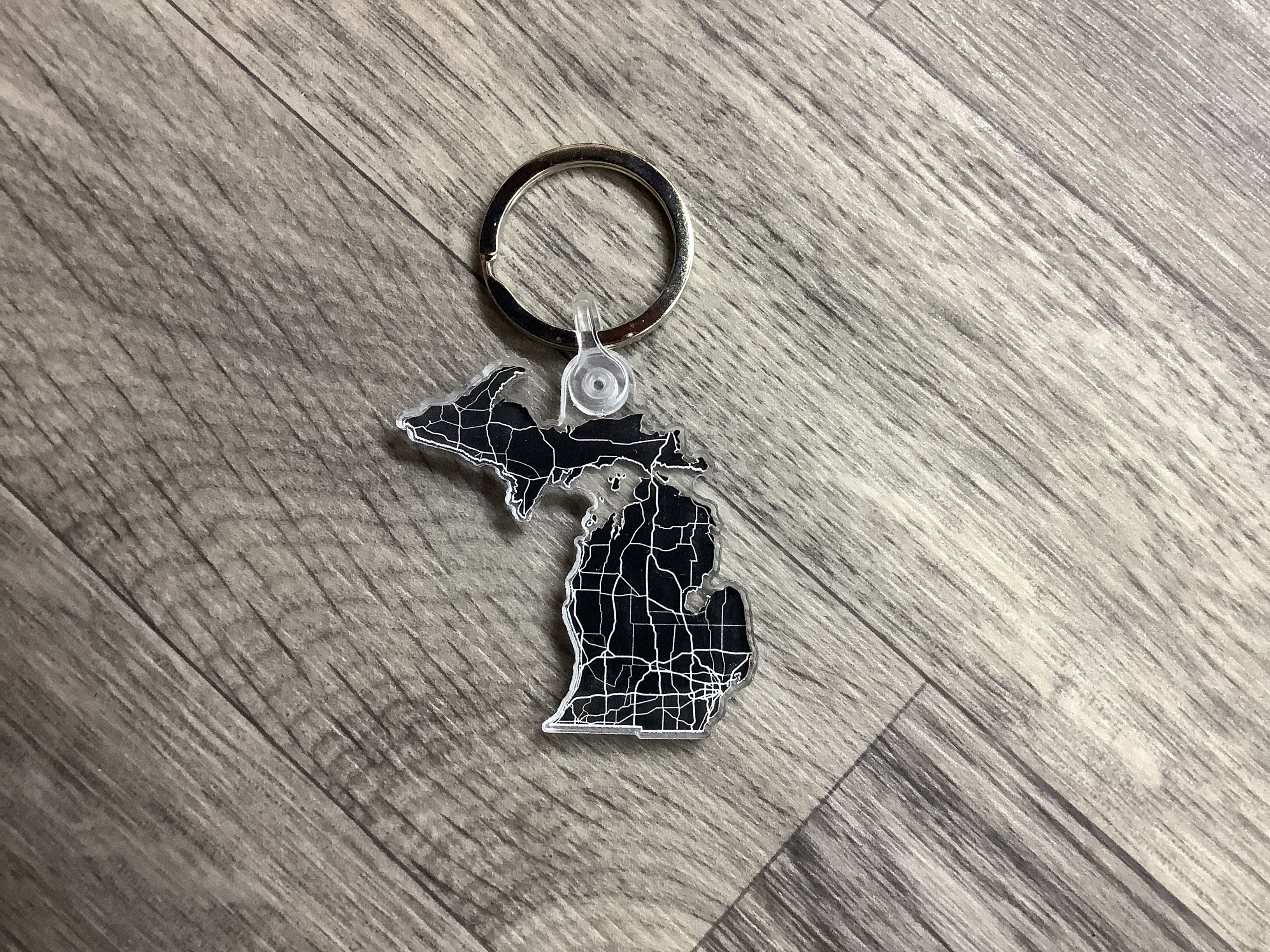 Map - Michigan - Acrylic Keychain