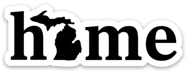 Michigan Home Waterproof Sticker (1" X 3")