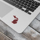 Michigan Buffalo Plaid Waterproof Sticker (3" X 3")