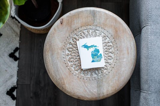 Michigan Watercolor Greeting Card