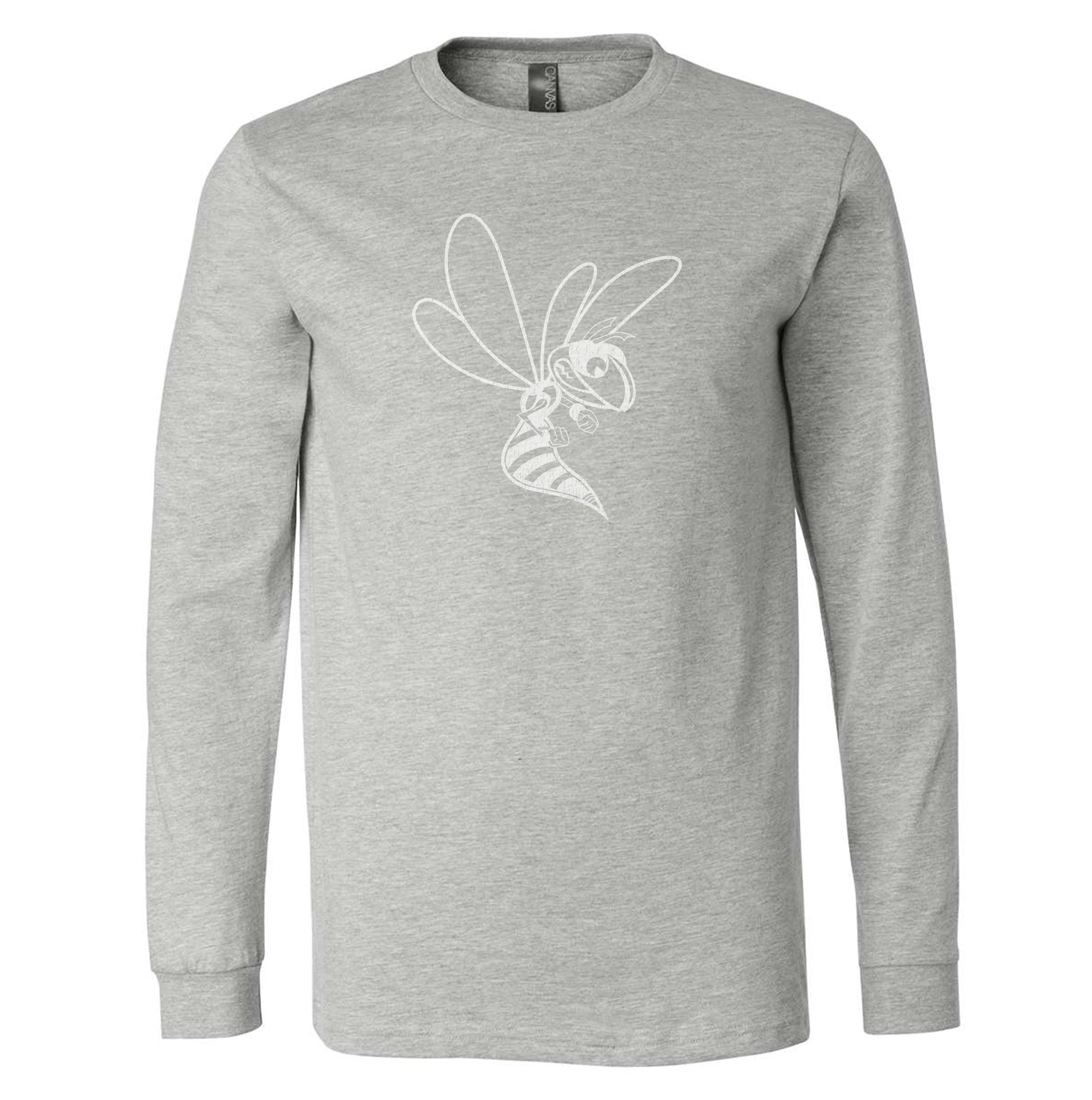 Hornet Outline - Vintage - Blended Toddler Long Sleeve