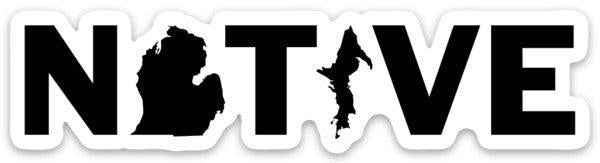 Native - Word - Waterproof Sticker