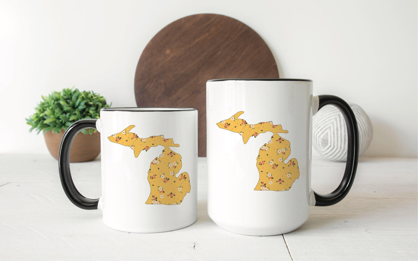 Wildflower - Yellow - Michigan - Mug