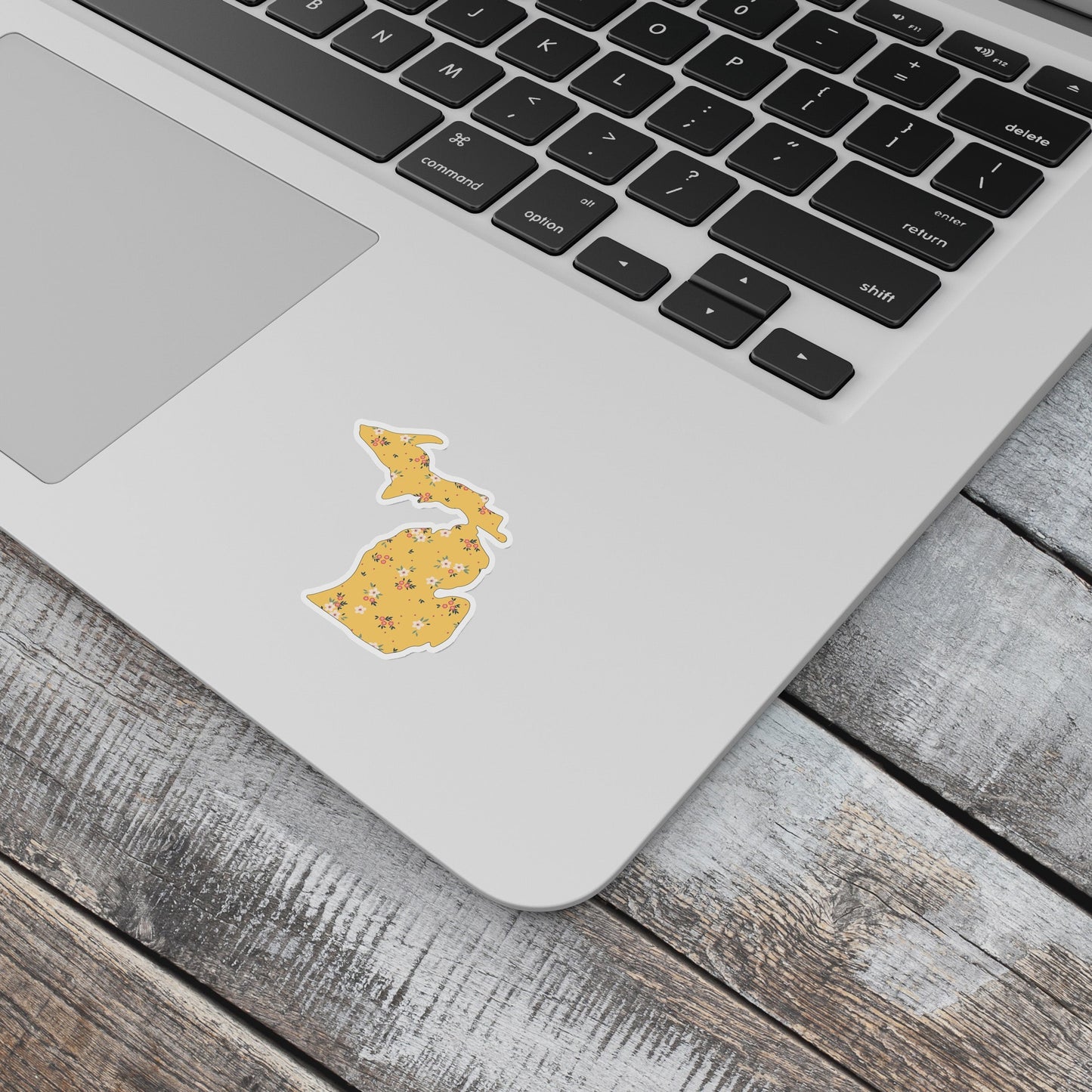 Wildflower - Yellow - Michigan Waterproof Sticker (3" X 3")