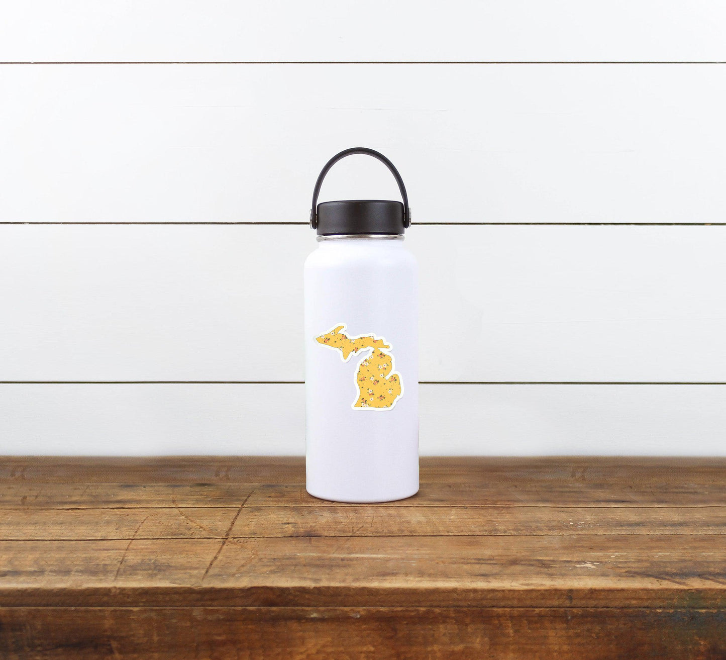 Wildflower - Yellow - Michigan Waterproof Sticker (3" X 3")