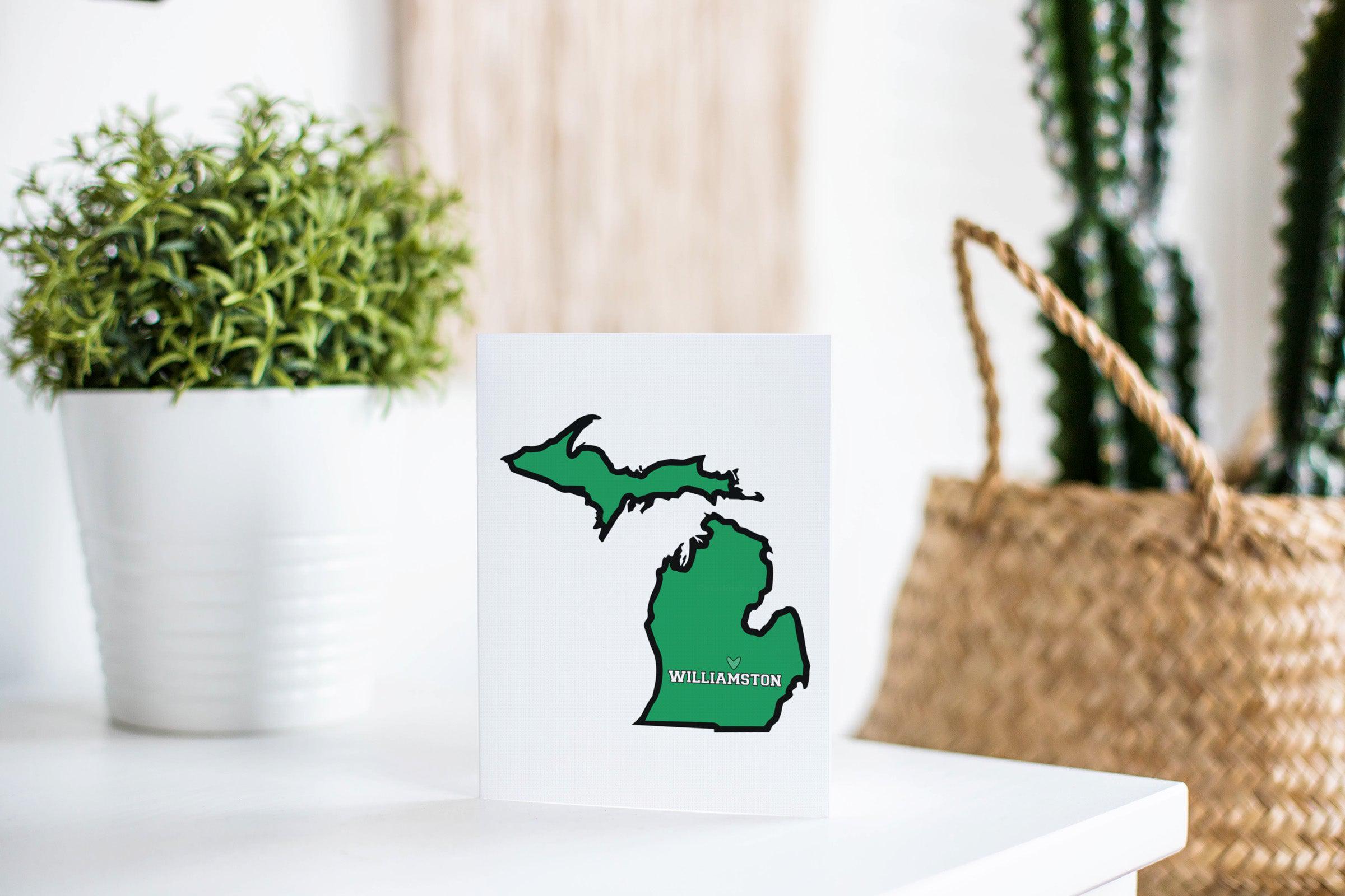 Williamston Michigan Greeting Card