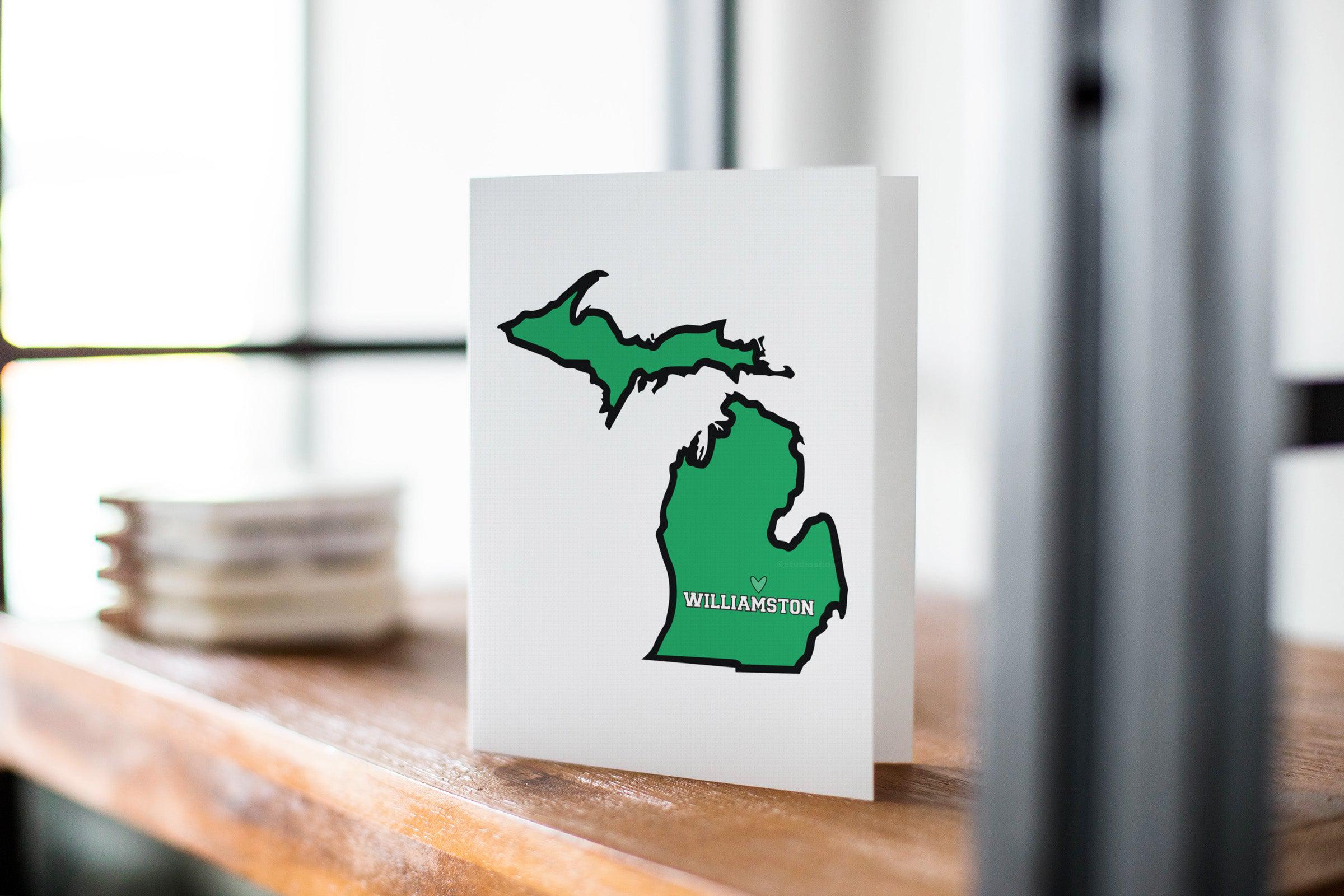 Williamston Michigan Greeting Card