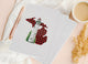 Lighthouse - Plaid - Red - Michigan - Pocket Journal (Anita Saviko Collaboration)