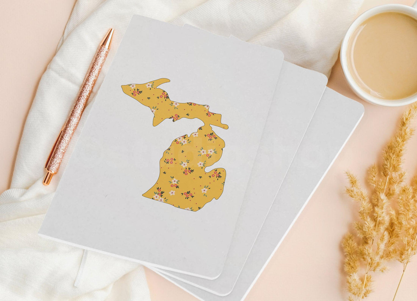 Wildflower - Yellow - Michigan - Pocket Journal