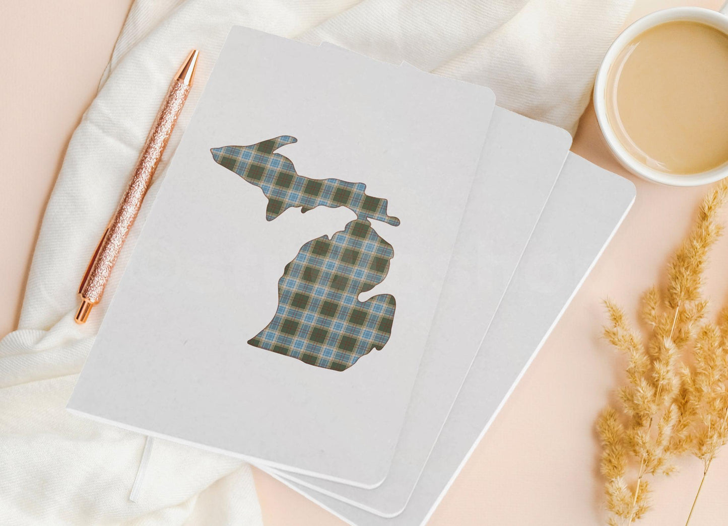 Plaid - Tartan - Michigan - Pocket Journal