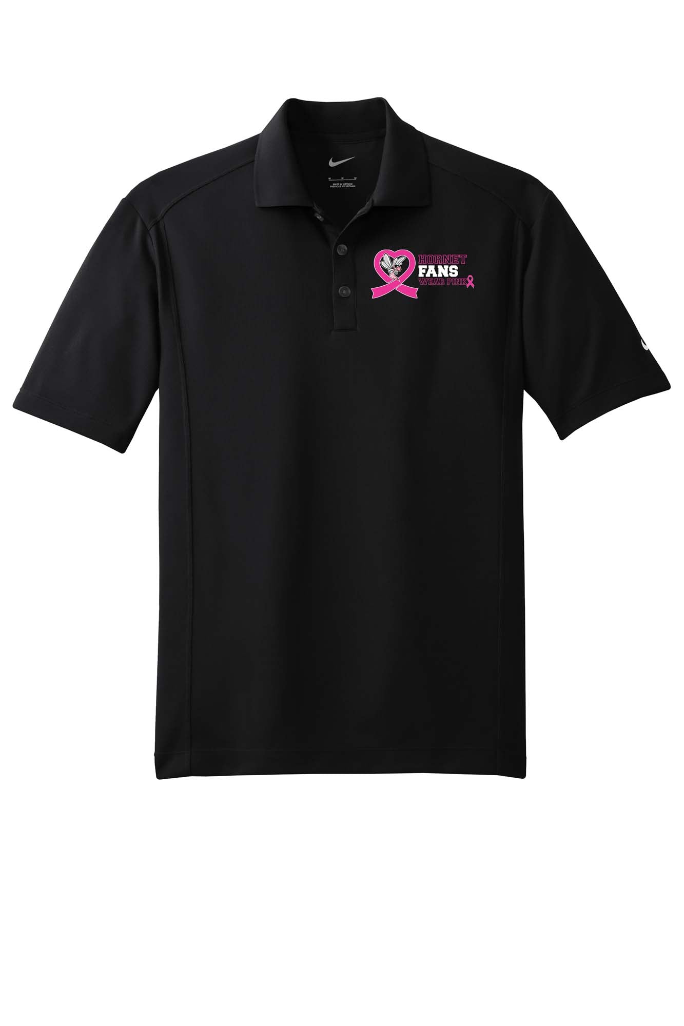 Hornet Fans Wear Pink - 2025 - Nike Dri-FIT Polo
