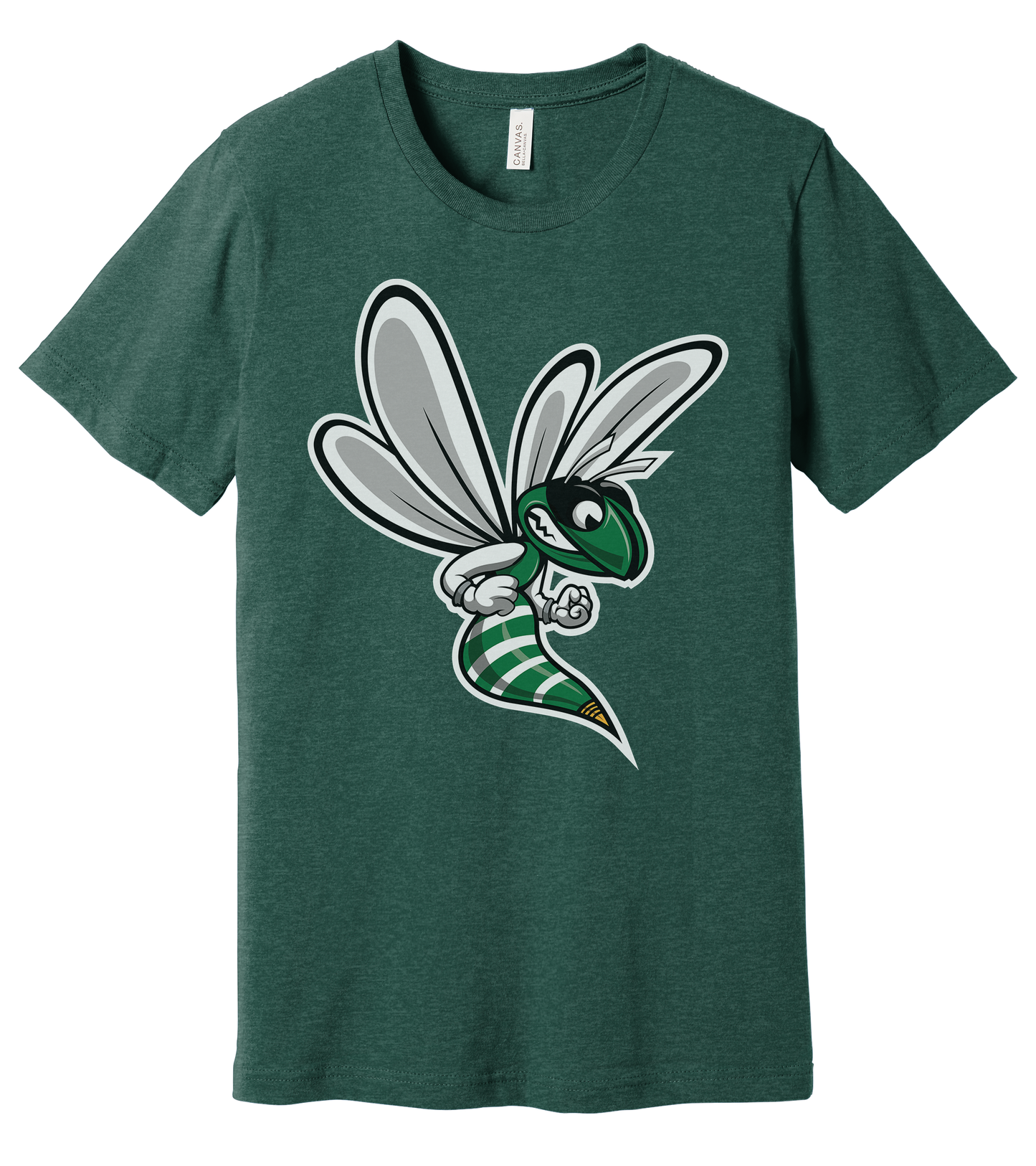 Williamston Hornet Mascot - Bella Canvas - Heat Transferred - Adult Premium T-Shirt