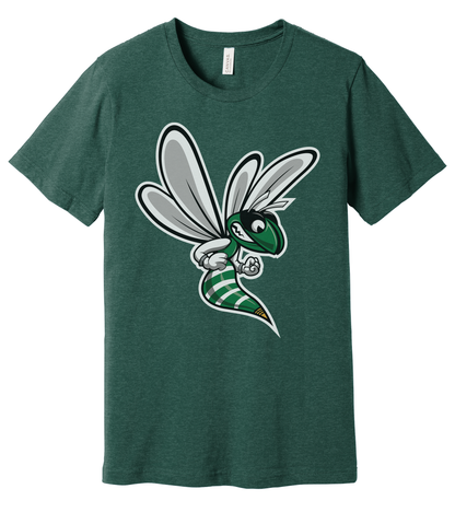 Williamston Hornet Mascot - Bella Canvas - Heat Transferred - Adult Premium T-Shirt