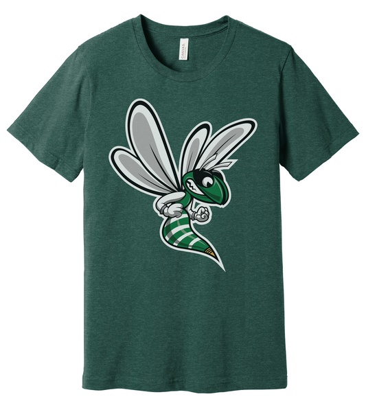 Williamston Hornet Mascot - Bella Canvas - Heat Transferred - Youth Premium T-Shirt